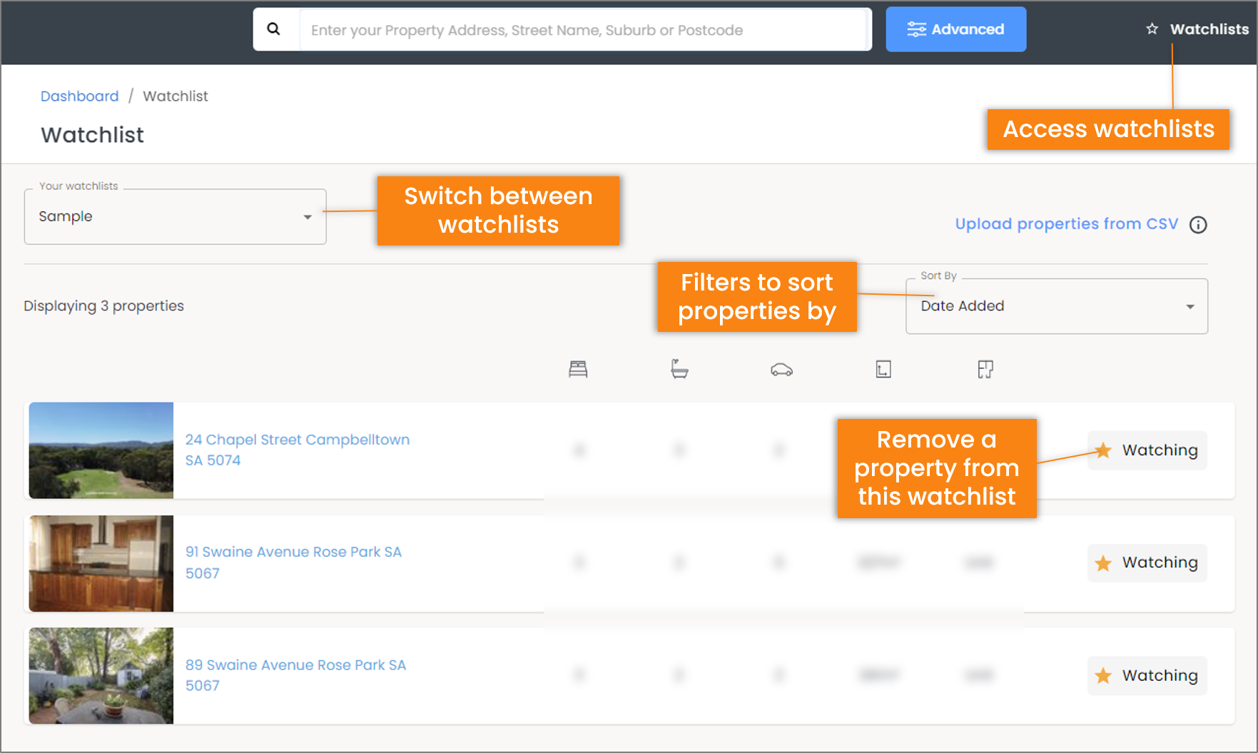 Viewing or removing properties PropertyHub.png